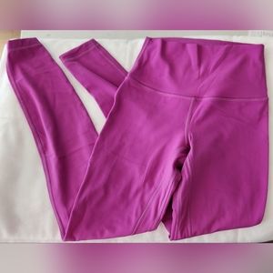 lululemon Align Super-High-Rise Pant 28"	Moonlit Magenta, size 4
